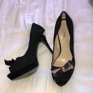 Black Platform Heel